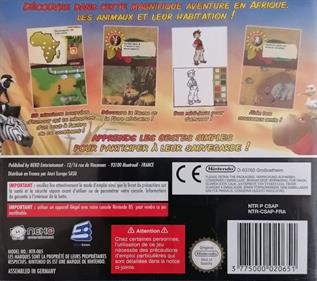 Safari Adventures: Africa - Box - Back Image