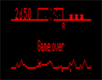 Defender - Screenshot - Game Over Image