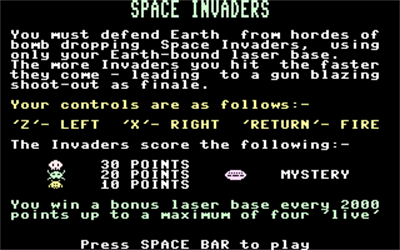 Invaders (Arcadia) - Screenshot - Game Title Image