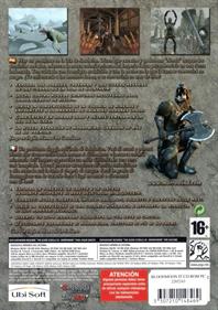 The Elder Scrolls III: Bloodmoon - Box - Back Image