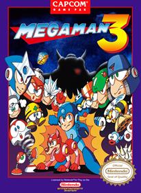 Mega Man 3 - Fanart - Box - Front Image