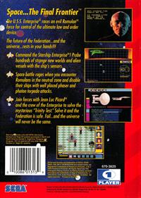 Star Trek: The Next Generation: Echoes from the Past - Box - Back Image