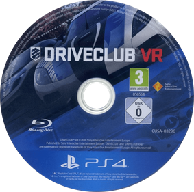 Driveclub VR - Disc Image