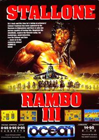 Rambo III - Advertisement Flyer - Front Image