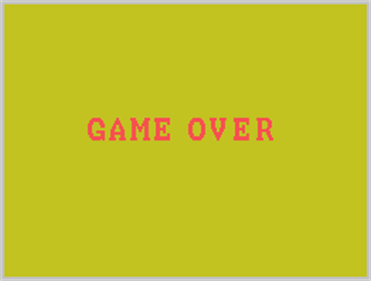 Bank Panic - Screenshot - Game Over Image
