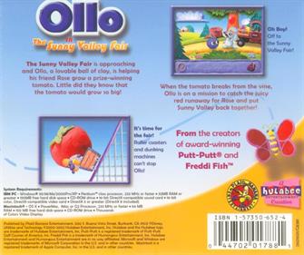 Ollo in the Sunny Valley Fair - Box - Back Image