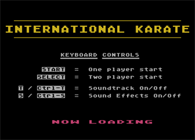 World Karate Championship - Screenshot - Game Title Image