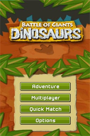Battle of Giants: Dinosaurs - Screenshot - Game Title Image