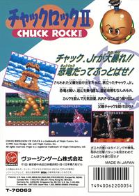 Chuck Rock II: Son of Chuck - Box - Back Image