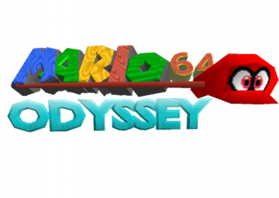 Mario's Little Odyssey - Clear Logo Image