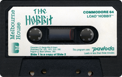 The Hobbit: A Software Adventure - Cart - Front Image