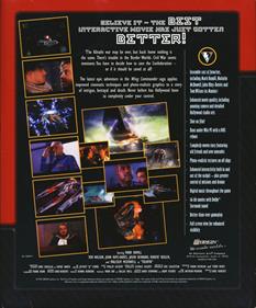 Wing Commander IV: The Price of Freedom - Box - Back Image