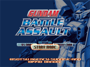 Gundam Battle Assault - Screenshot - Game Title Image