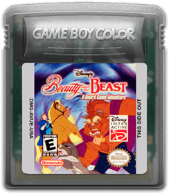 Disney's Beauty and the Beast: A Board Game Adventure - Fanart - Cart - Front