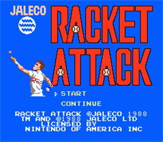 Racket Attack - Screenshot - Game Title Image