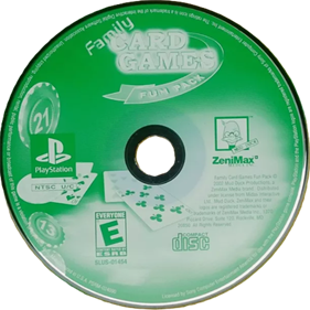 Family Card Games Fun Pack - Disc Image