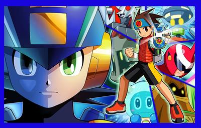 Mega Man Battle Network 4: Blue Moon - Fanart - Background Image