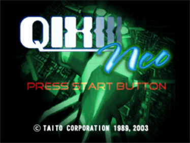 QIX Neo - Screenshot - Game Title Image