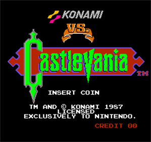 Vs. Castlevania - Screenshot - Game Title Image
