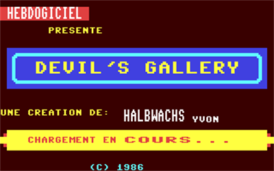 Devil's Gallery - Screenshot - Game Title Image