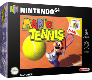 Mario Tennis - Box - 3D Image