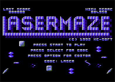 Lasermaze - Screenshot - Game Title Image