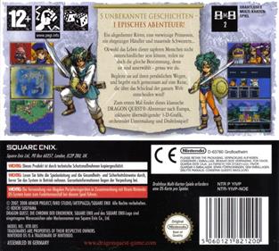Dragon Quest IV: Chapters of the Chosen - Box - Back Image