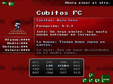 Garra Fútbol - Screenshot - Game Select Image