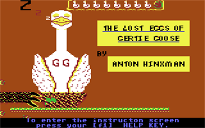 Gertie Goose - Screenshot - Game Title Image