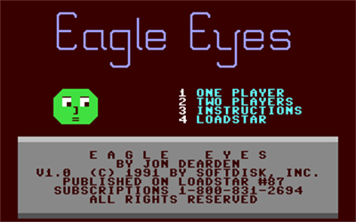 Eagle Eyes - Screenshot - Game Title Image