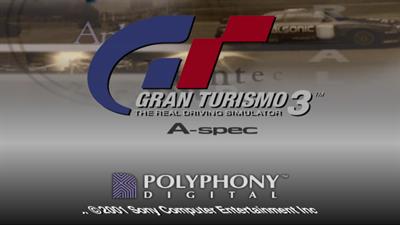 Gran Turismo 3: Autobacs Replay Theater - Screenshot - Game Title Image