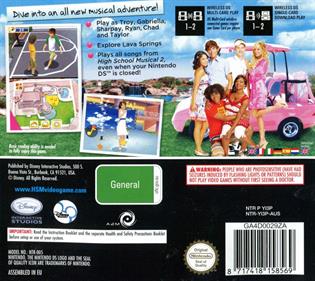 High School Musical 2: Work This Out! - Box - Back Image
