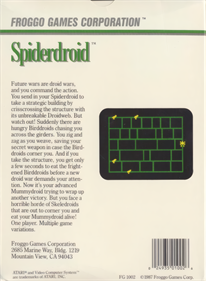 Spiderdroid - Box - Back Image