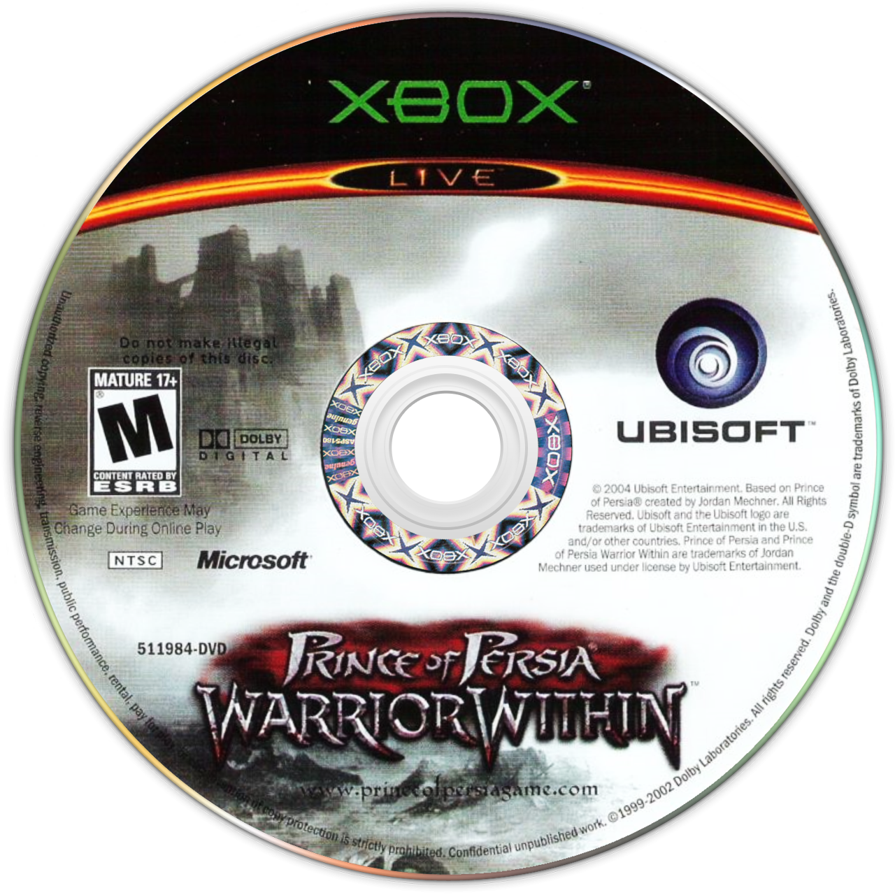 Ps2 Disc Prince Of Persia Warrior Within Eng Used - Game Deals