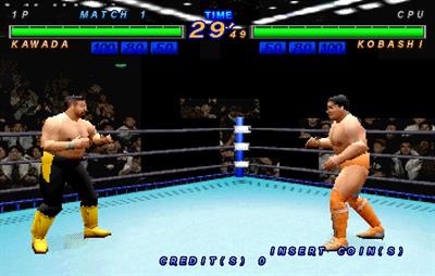 Zen Nihon Pro Wrestling Featuring Virtua - Screenshot - Gameplay Image