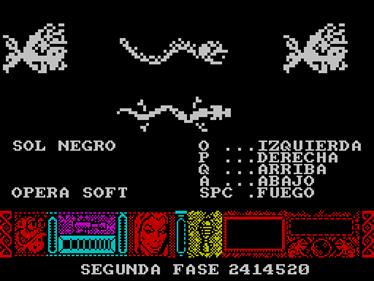 Sol Negro - Screenshot - Game Select Image