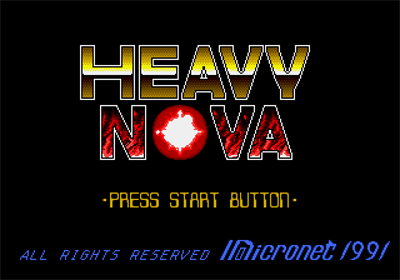 Heavy Nova - Screenshot - Game Title Image