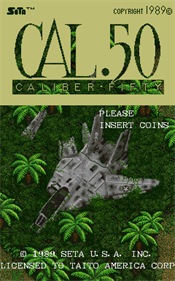 Cal .50: Caliber Fifty - Screenshot - Game Title Image