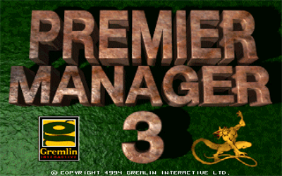 Premier Manager 3 - Screenshot - Game Title Image