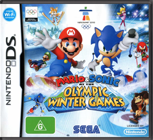 Mario & Sonic at the Olympic Winter Games - Box - Front - Reconstructed Image