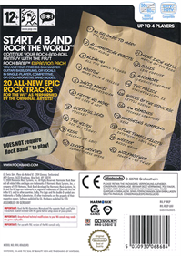 Rock Band: Track Pack: Volume 1 - Box - Back Image