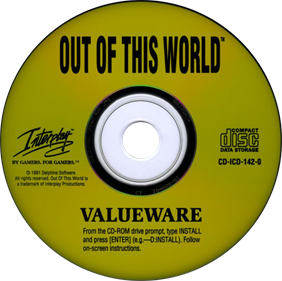 Out of This World - Disc Image