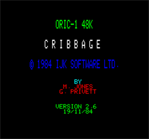 Cribbage  - Screenshot - Game Title Image