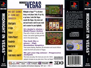 Vegas Games 2000 - Box - Back Image