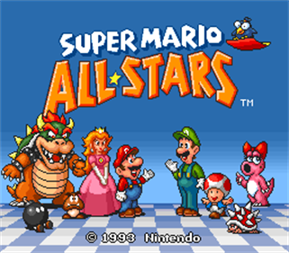 Super Mario All-Stars - Screenshot - Game Title Image