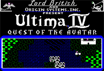 Ultima IV: Quest of The Avatar - Screenshot - Game Title Image