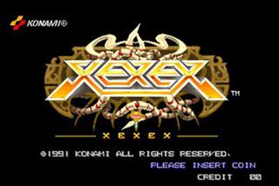 Xexex - Screenshot - Game Title Image