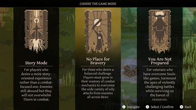 No Place for Bravery - Screenshot - Game Select Image