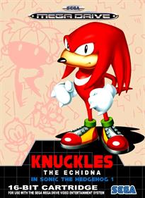 Knuckles the Echidna in Sonic the Hedgehog - Box - Front Image