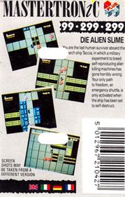 Die Alien Slime - Box - Back Image